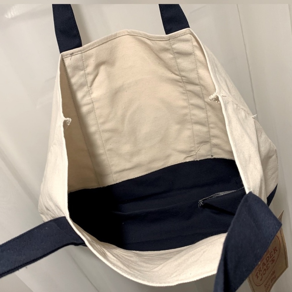 Trader Joe's Canvas Tote Bag - Picture 3 of 4